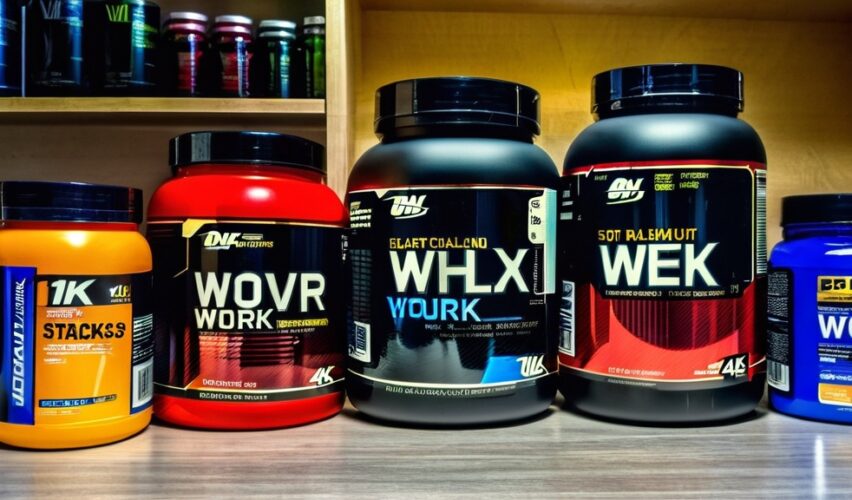 Photo pre workout supplement stacks