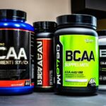 Photo BCAA supplement stack