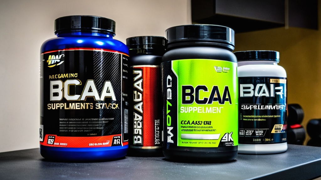 Photo BCAA supplement stack