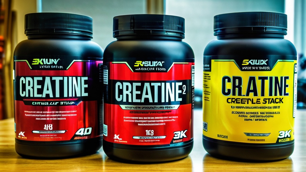 Photo creatine supplement stack