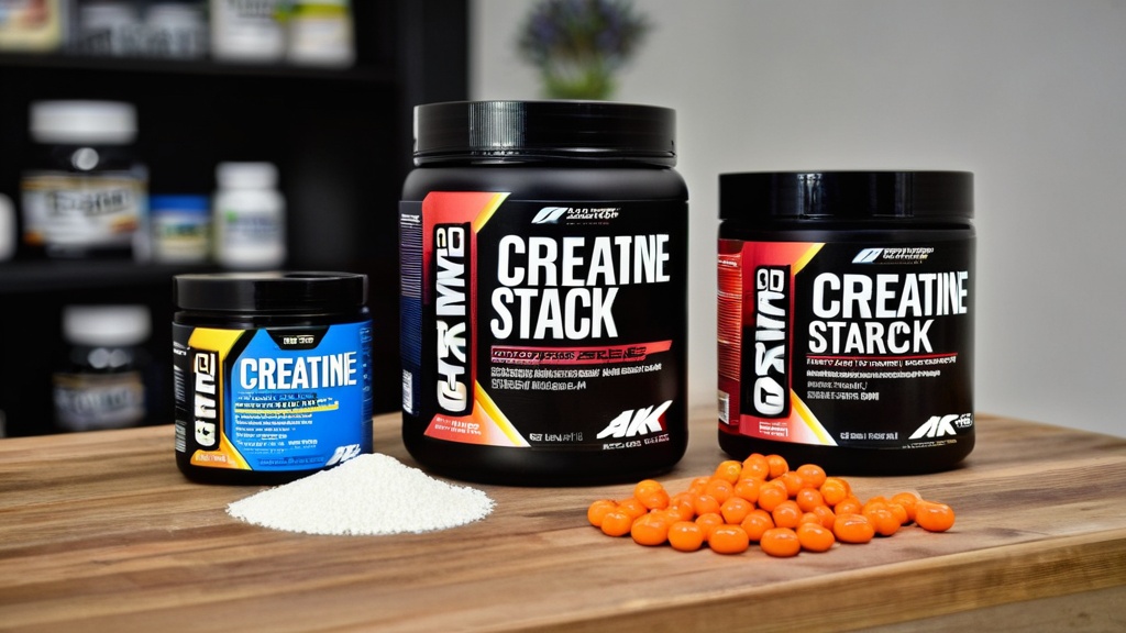 Photo creatine supplement stack