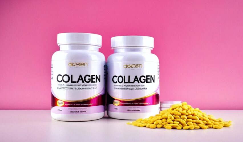 Photo collagen supplement stack