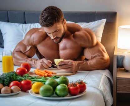 Photo foods before bed for muscle