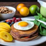 Photo muscle building breakfast