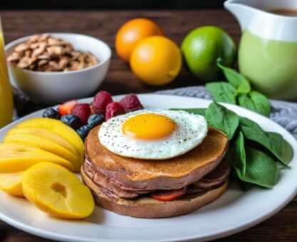 Photo muscle building breakfast