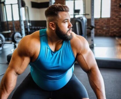 Photo fat before workout