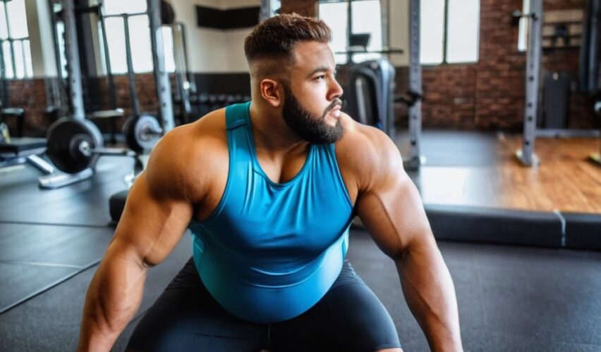 Photo fat before workout