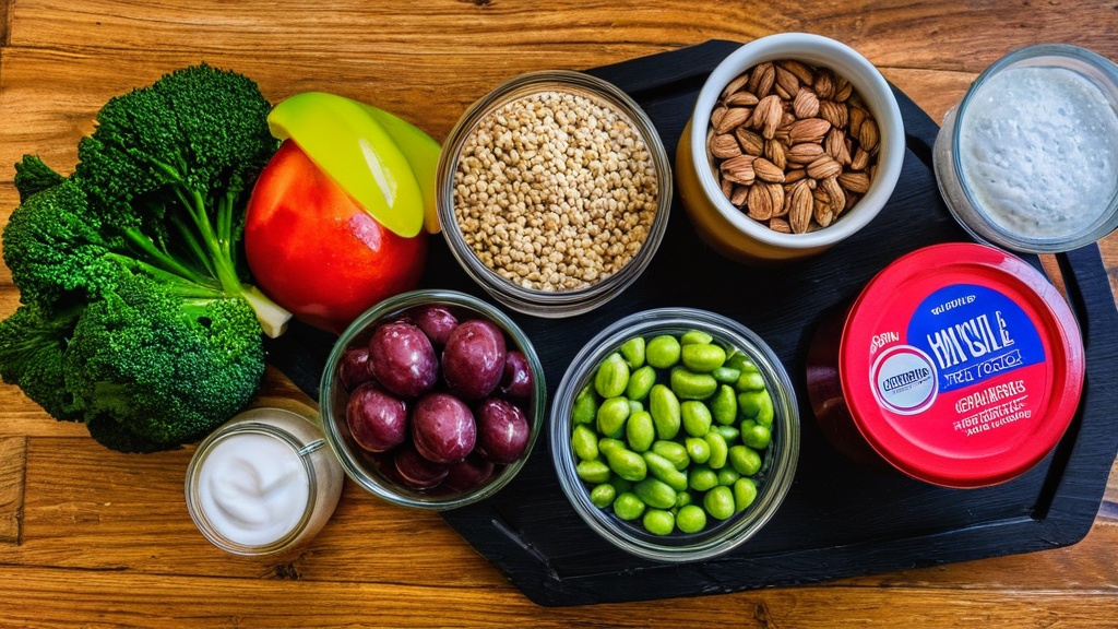 Photo muscle building travel foods